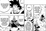 Goku asks Whis if he knows anyone stronger