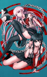 __kirigiri_kyoko_monokuma_and_maizono_sayaka_danganronpa_and_1_more_drawn_by_komatsuzaki_rui__4e63e5ab95329a5eaef76dac31ae6381
