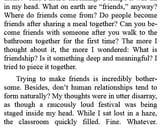 where do friends come from light novel