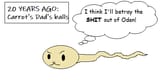 carrot the traitor sperm