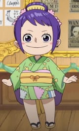 Tama&#039;s outfit as a kunoichi apprentice.