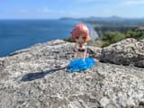 Lisbeth on top of the hill