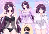 __senjougahara_hitagi_and_araragi_koyomi_monogatari_drawn_by_jmfz5558__4869ea142b8cd2d7e12b6a85ec59e062