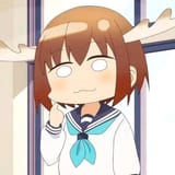 deer pointing at herself