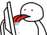 licking-screen