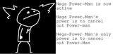 Power man vs Nega Power man