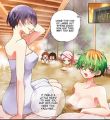 Kazuki Niko and Miwa bathing