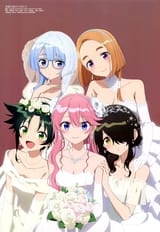 yande.re 1236182 dress megane no_bra see_through shiunji_banri shiunji_kotono shiunji_minami shiunji_ouka shiunji_seiha wedding_dress yamano_masaaki