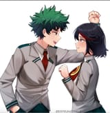 CHADku and that cute girl from Kill la Kill
