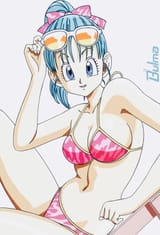 dragon+ball-bulma-single-tall+image-short+hair-breasts
