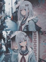 before after