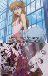asuka on vegetarianism