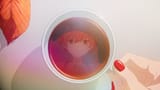 op yuu with red nails