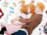 __inoue_orihime_and_kurosaki_ichigo_bleach_and_1_more_drawn_by_rozuberry__306a29b66e4fe9474a25b8c6a1e55f84