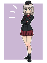 __itsumi_erika_girls_und_panzer_drawn_by_takahashi_kurage__b3d50ca85e3de0befd3556cf34b3090e