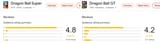 DB series ratings
