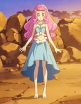 Laura looks at her legs