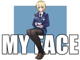 darje sitting on my face wallpaper