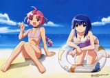 yande.re 11940 sample bandaid bikini cleavage feet itou_katsunobu kokubunji_koyori nakahara_komugi nurse_witch_komugi swimsuits