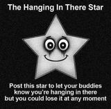 hanging in there star