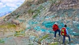 malachite outcrop