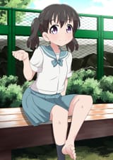 Hinata barefoot school uniform 2