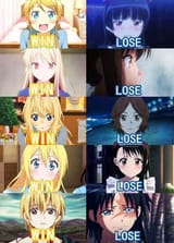 blonde tsundere always wins