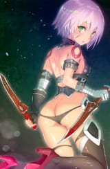yande.re 431456 ass bandages fate_grand_order heels jack_the_ripper kamikire_basami pantsu panty_pull tattoo thighhighs weapon yasuyuki