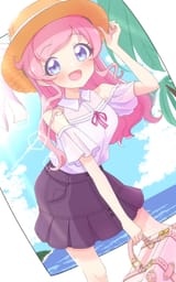 Mirai at the beach