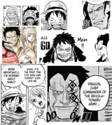 luffy and garp vs dragon