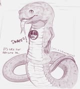 some sort of solidified serpent