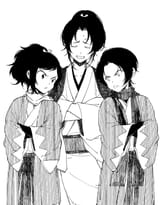 __kashuu_kiyomitsu_okita_souji_and_yamato_no_kami_yasusada_touken_ranbu_drawn_by_kumako_sono328__ffe91949305273b8db350cc3e5943273