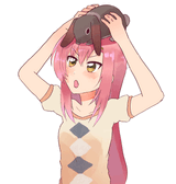 Bunny-on-head adorable - [kusugu]