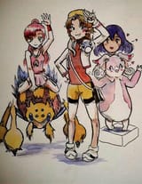 Pokemon triple watercolours - [rxv]