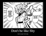 don&#039;t be like shy
