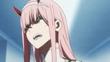 Zero two looks at garbage