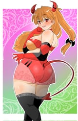 Chubby Asuka the explosive demon 