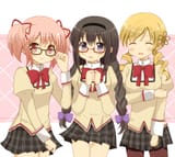 __akemi_homura_kaname_madoka_and_tomoe_mami_mahou_shoujo_madoka_magica_and_1_more_drawn_by_ryoutan__2334946072b6eb51b7fe748894190f62