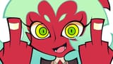 scanty flipping you off
