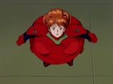 Dejected Asuka gazes longingly at twinkies on the top shelf at walmart