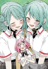 Renako surrounded by both of Satsuki&#039;s wives