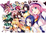 yande.re 422690 celine cleavage dress horns kujou_rin megane nemesis no_bra sawada_mio seifuku tail thighhighs to_love_ru weapon wings witch yuuki_mikan yuuki_rito