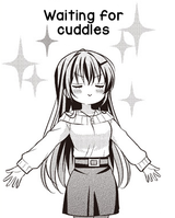 waiting for cuddles