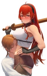 __eris_greyrat_and_rudeus_greyrat_mushoku_tensei_drawn_by_aqwariate__01fd762883ea41e971ee909ff5284c8f