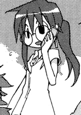 kisaragi talking on phone (to me)