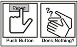 push button does nothing