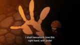 THIS HAND OF MINE FLOWS WITH AN AWESOME POWER