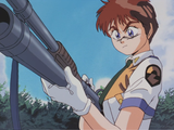 Noa loads a shotgun with malicious intent