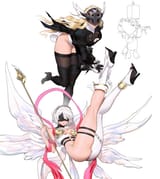 2B and Angewomon