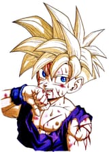 tori gohan drawing